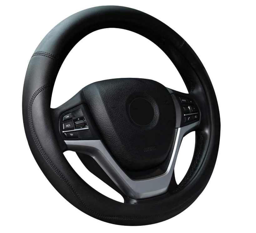 Cubrevolante Cuero Negro
